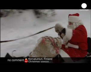 Départ du Père Noël en Laponie - no comment