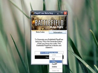 Battlefield Play4Free Beta keys
