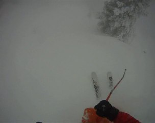 Le 25/12/2010 à Chamrousse (38) - Freeride.