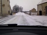 Clio 3 RS sous la neige