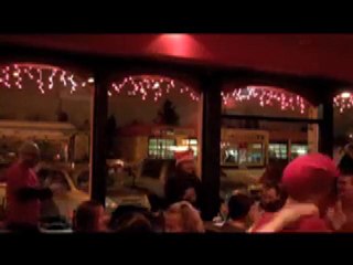 Christmas Flash Mob at Restaurant