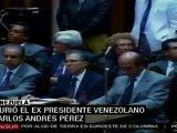 Murió el ex presidente venezolano Carlos Andrés Pérez