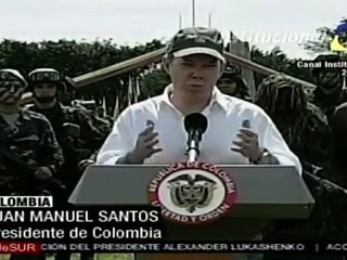Santos reconoció que "tardará años" la reconstrucción de Colombia