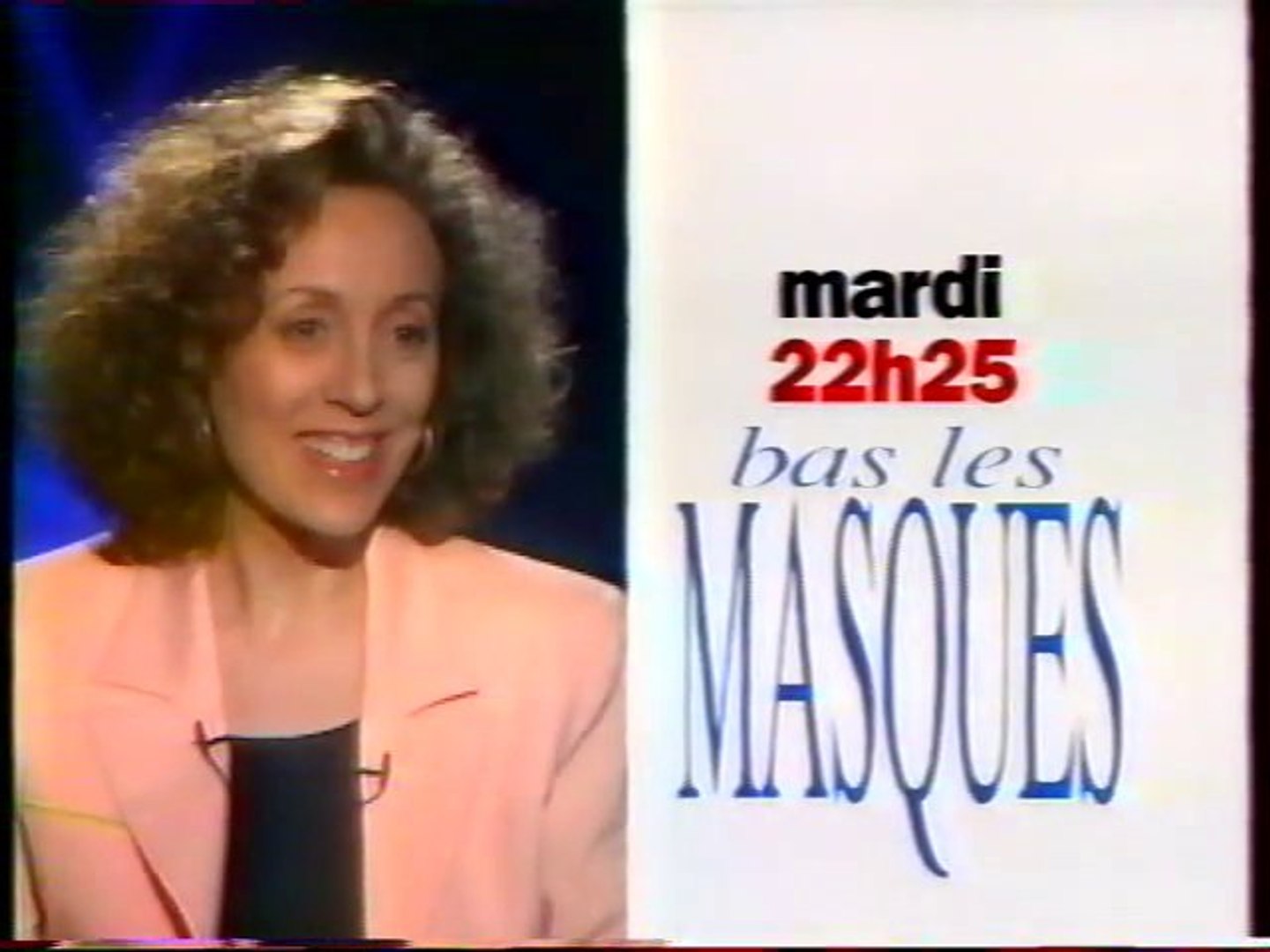 Bande Annonce De L'emission Bas Les Masques Mars 1994 F2 - Vidéo Dailymotion