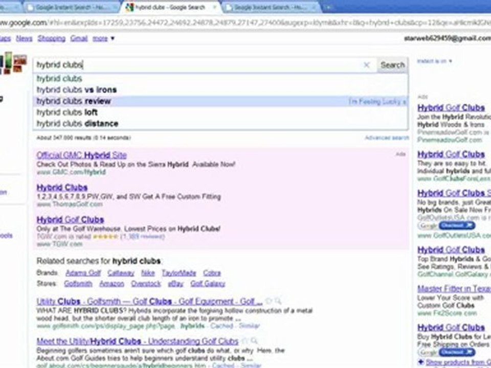 How Google instant search affects SEO