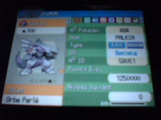 Présentation pokémons sur Platine (Baptiste)