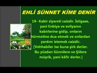 Ehli Sünnet Olmak İçin