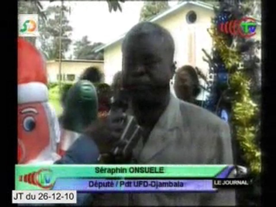 Distributions des jouets aux orphelins de Djambala