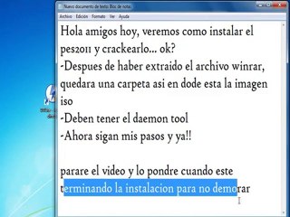 instalar pes 2011 pc--pes 2011 install, crackear el pes 2011