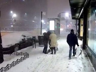 SNOW IN NEW YORK CITY, BOXING DAY 2010
