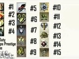 CoD Black Ops ALL 15 Prestige Emblems and Awards