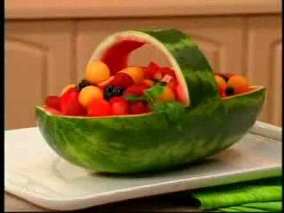 Watermelon Basket = Cooking Tip =