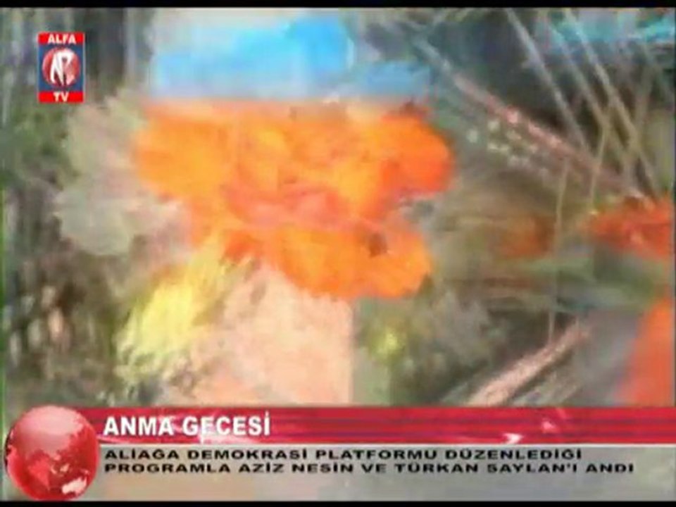 Aziz Nesin Türkan Saylan Aliağa'da Anıldı 1