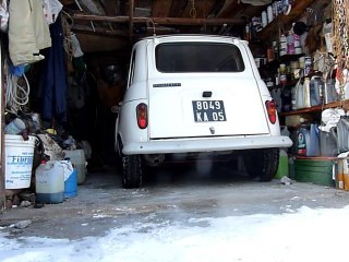 Démarrage de ma 4L Blanche