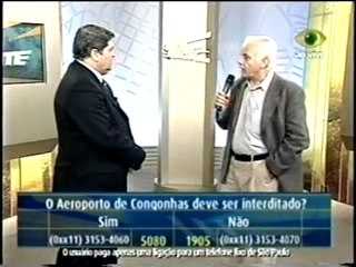 Entrevistado larga Datena falando sozinho BAND