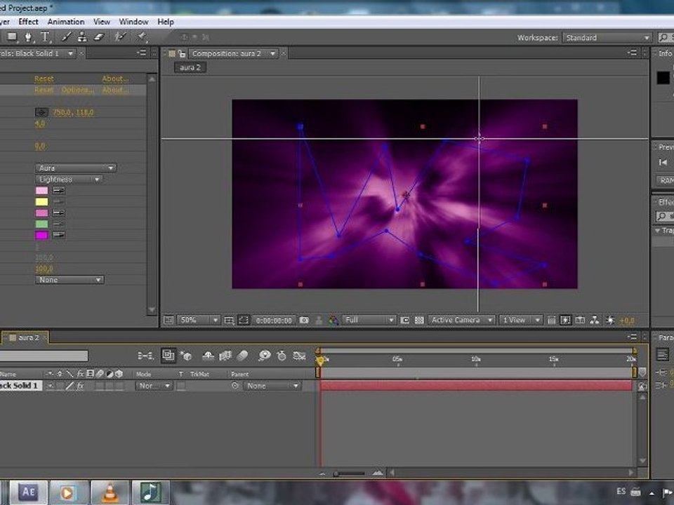 Aura con trapcode shine - Tutorial After Effects español