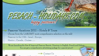 PASSOVER  vacations 2012 pesach tours passover cruises pesah hotels kosher holidays passover 5772