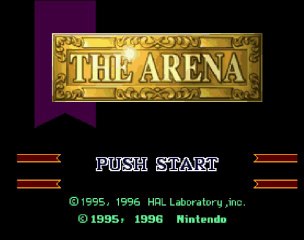 kirby super star bonus -the arena