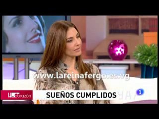Nuria Fergó en "Corazón"  en el Concierto de Madrid