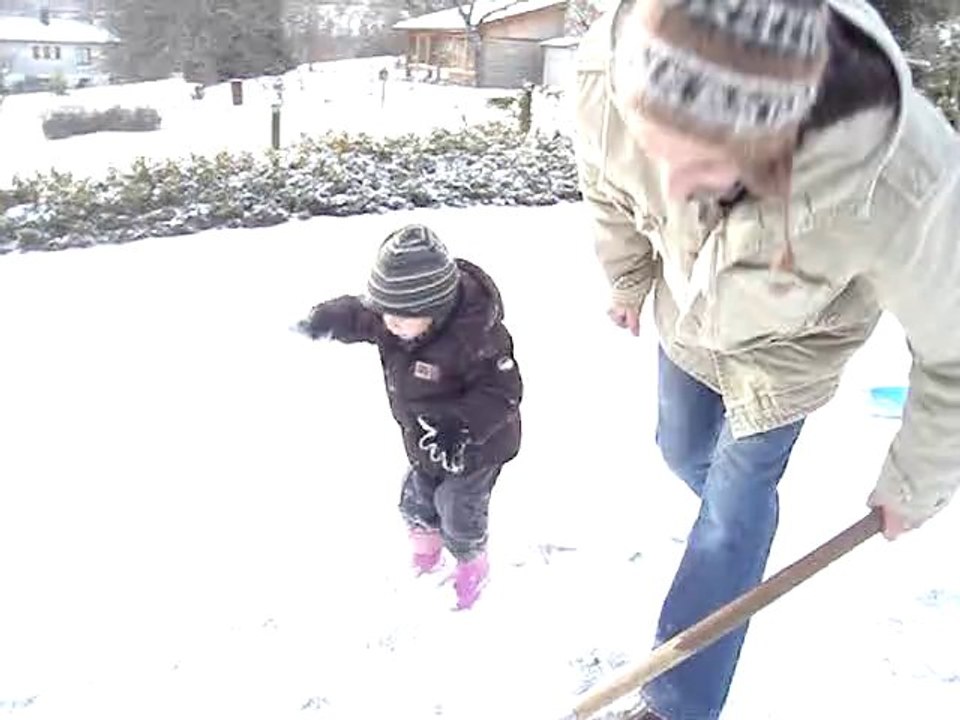 La NEIGE - im SCHNEE