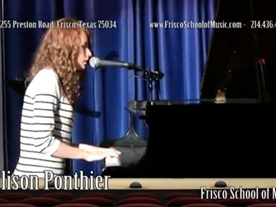 Voice Lessons - Frisco School of Music - Allison Ponthier