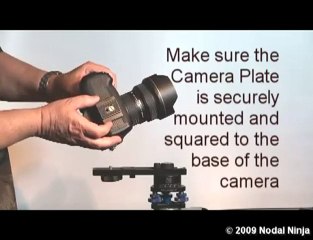 Mounting your Camera in Landscape Mode on Nodal Ninja 5