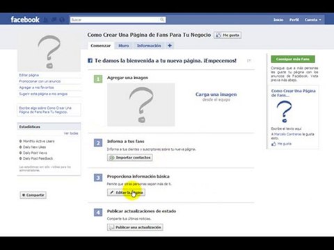 Como Crear Una Página de Facebook Para Tu Negocio