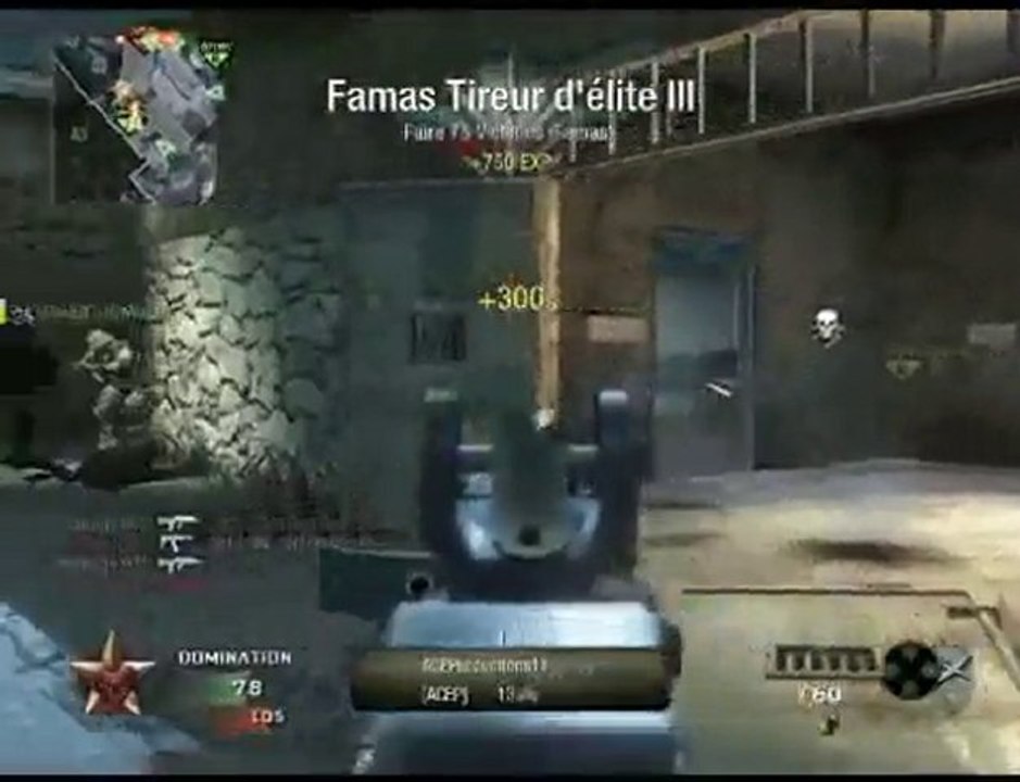 COD Black Ops - famas + silencieux
