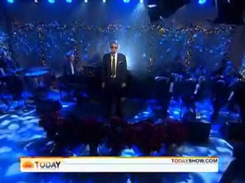 Today Show  Andrea Bocelli sings a Christmas classic