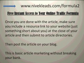 Getting Massive  Traffic to your website