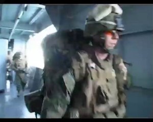US Marines onboard FNS Tonnerre