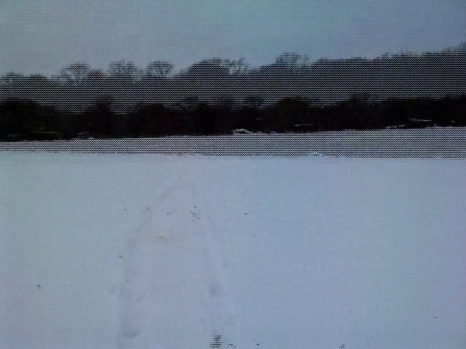 Fere-en-Tardenois sous la neige - Croix des Plancons