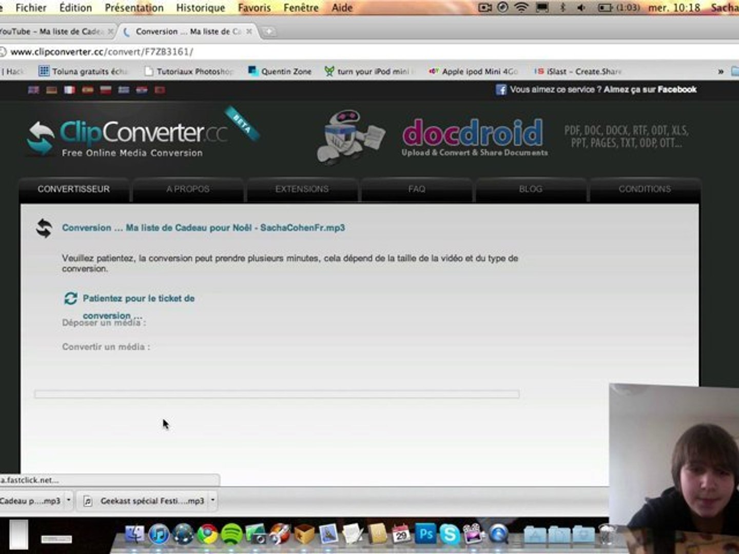 Télécharger une video sur Youtube : ClipConverter.CC - Vidéo Dailymotion
