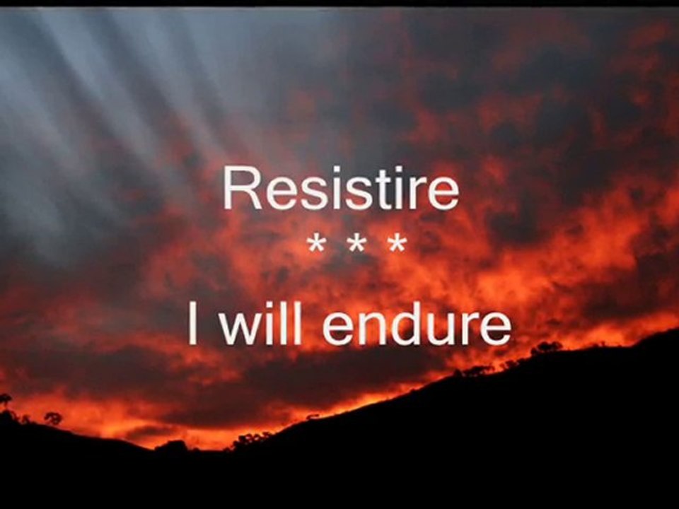 RESISTIRE.-with English subtitles for  FB "Believe "group