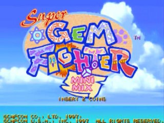 Test de Super Gem Fighter Mini Mix. (Pocket Fighter)