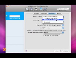 Configurar Time Capsule