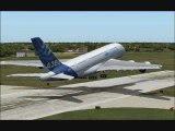 Décollage De L'Airbus A380 à Toulouse Blagnac
