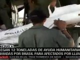 Brasil envía ayuda humanitaria a Venezuela