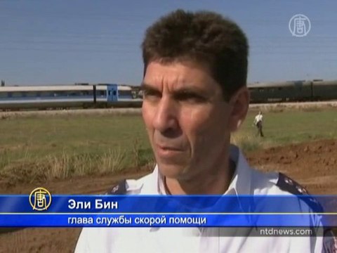 Под Тель-Авивом загорелся пассажирский поезд