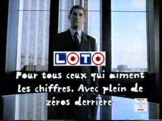 Publicité Loto Francais des jeux 1997