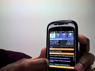 Allscripts Remote Android Patient File Overview