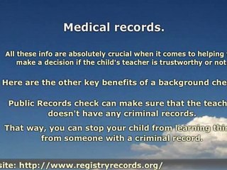 Should You Do a Background Check on Your Children's Teachers