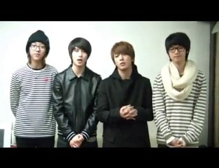 CNBLUE message to Japans BOICE (12.29.2010)