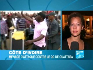 Le camp Gbagbo menace de prendre d'assaut le QG de Ouattara