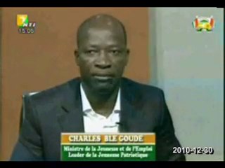 Côte d'Ivoire itw de Charles Blé Goudé 1-2