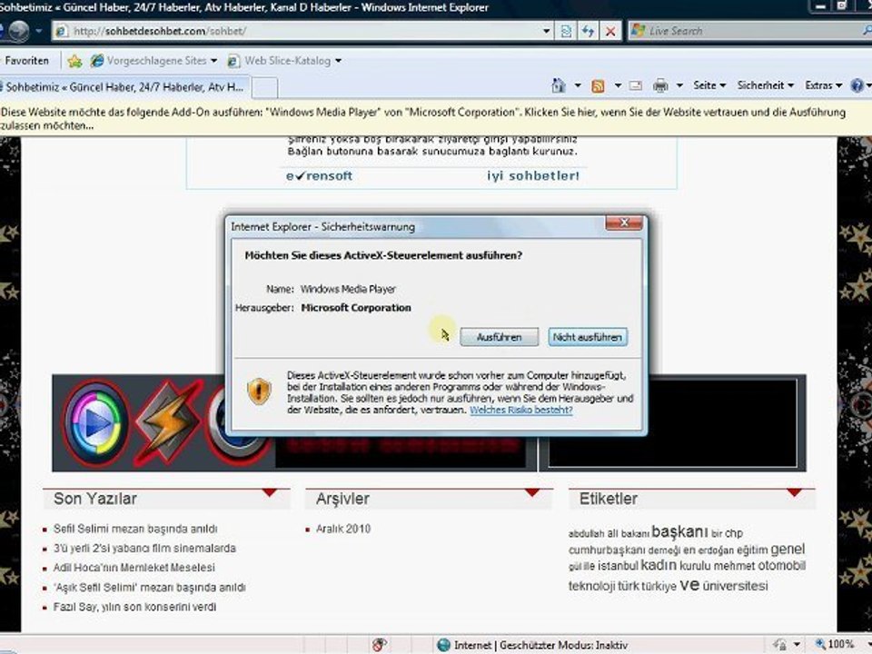Mynetradyo.com internet explorer radyo eklentisi