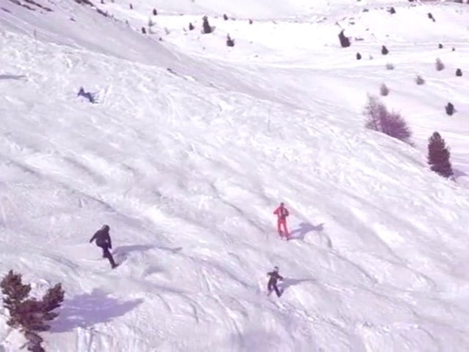 Nous on a pris le télésiège