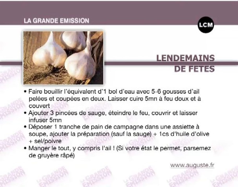 Trucs de grands mères pour soigner la gueule de bois