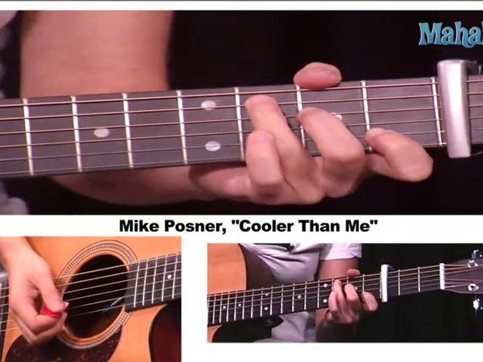 How to Play Cooler Than Me by Mike Posner on Guitar