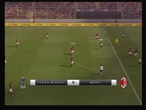 ウイイレ2011　オフライン対戦3試合目　トッテナムｖｓACミラン